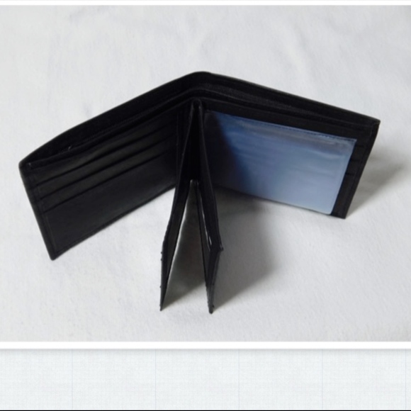 AFONiE Mens Leather Wallet Hybrid Bifold - Picture 6 of 8